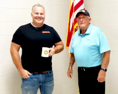 Calcutta Rotary Club hosts Mark Frederick of Diamondback Disposal
